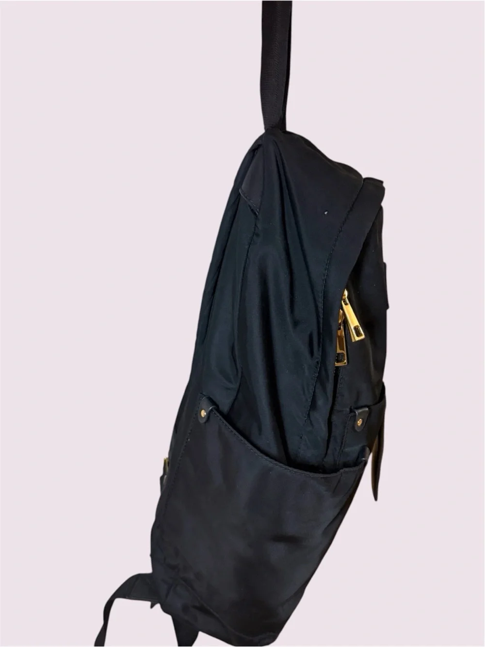 Marc Jacobs Black Nylon Medium Sized Backpack